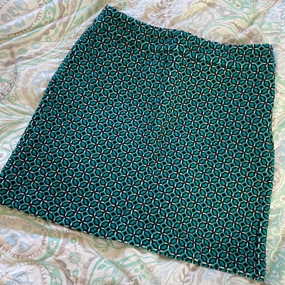 Ann Taylor LOFT Jacquard Mini Skirt - Picture 2 of 5